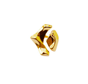 Waves Open Ring - Gold