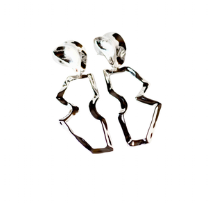 IMAGINE Mod Earrings Silver