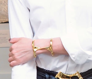 IMAGINE  Cuff Bracelet Gold