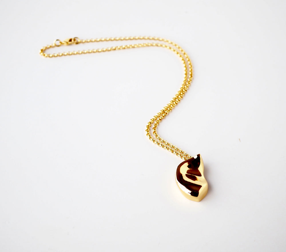 IMAGINE Droplet Pendant Necklace Gold