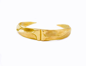 FORTITUDE LARGE BANGLE CUFF BRACELET - Gold